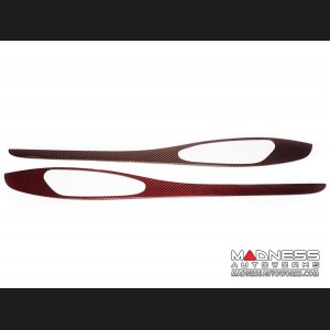 Alfa Romeo Stelvio Complete Interior Trim Kit - Red Carbon Fiber 